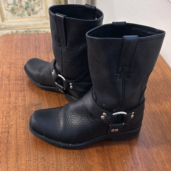 Authentic Yourh Size Frye Harness Moto Boots - Picture 10 of 10